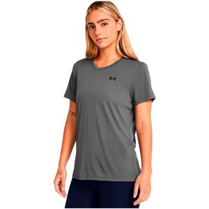 Under Armour Tech Solid Ssc Short Sleeve T-shirt Castlerock / Black XS Women Under Armour Tech Solid Ssc Short Sleeve T-shirt Castlerock / Black XS Women