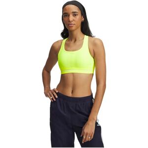 Under Armour Crossback Medium Support Sports Top High Vis Yellow / White XS Women Under Armour Crossback Medium Support Sports Top High Vis Yellow / White XS Women
