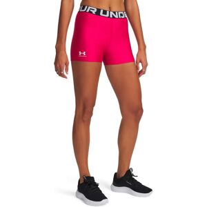 Under Armour Heatgear Short Leggings Shaded Fuchsia / White 2XL Women Under Armour Heatgear Short Leggings Shaded Fuchsia / White 2XL Women