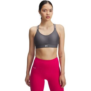 Under Armour Infinity 2.0 Medium Support Sports Top Castlerock / White M Women Under Armour Infinity 2.0 Medium Support Sports Top Castlerock / White M Women