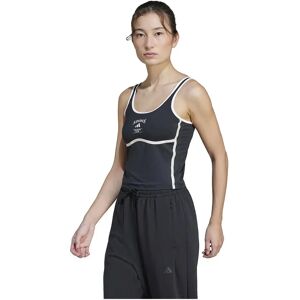 Adidas Heritage Integrated Low Support Bra Sleeveless T-shirt Black / Chalk White L Women Adidas Heritage Integrated Low Support Bra Sleeveless T-shirt Black / Chalk White L Women