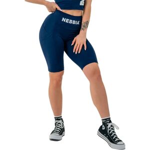 Nebbia High Waisted Biker 10´´ Gym Therapy 628 Short Leggings Dark Blue XS Women Nebbia High Waisted Biker 10´´ Gym Therapy 628 Short Leggings Dark Blue XS Women