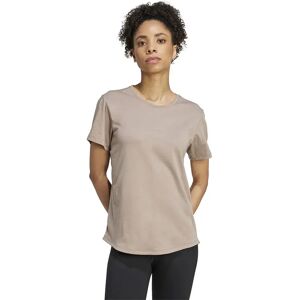 adidas Yoga Essentials T-Shirt - Womens - Brown - T-Shirt adidas Yoga Essentials T-Shirt - Womens - Brown - T-Shirt