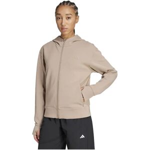 Adidas Designed 4 Training Full Zip Sweatshirt Chalky Brown S Women Adidas Designed 4 Training Full Zip Sweatshirt Chalky Brown S Women