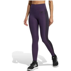 Adidas Optime Essentials 3 Stripes 7/8 Leggings Aurora Plum / Black S Women Adidas Optime Essentials 3 Stripes 7/8 Leggings Aurora Plum / Black S Women