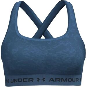 Under Armour Crossback Print Medium Impact Sports Bra Blue XL Women Under Armour Crossback Print Medium Impact Sports Bra Blue XL Women
