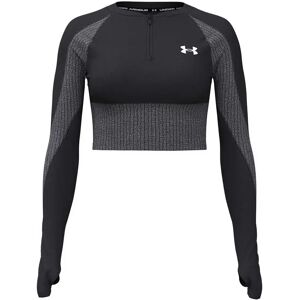Under Armour Hg Rib Half Zip Sweatshirt Black M Women Under Armour Hg Rib Half Zip Sweatshirt Black M Women