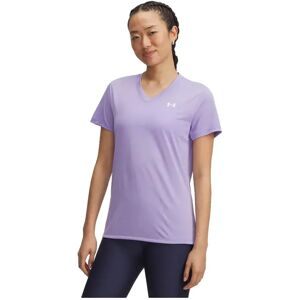 Under Armour Tech Solid Ssv Short Sleeve T-shirt Purple / White 2XL Women Under Armour Tech Solid Ssv Short Sleeve T-shirt Purple / White 2XL Women