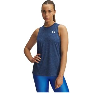 Under Armour Tech Twist Sleeveless T-shirt Blue / White S Women Under Armour Tech Twist Sleeveless T-shirt Blue / White S Women