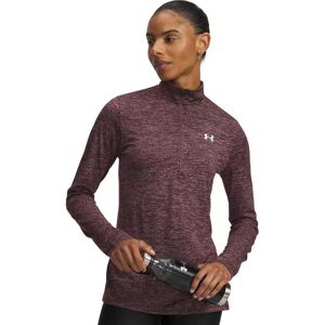 Under Armour Tech Twist Half Zip Sweatshirt Maroon / White 2XL Women Under Armour Tech Twist Half Zip Sweatshirt Maroon / White 2XL Women