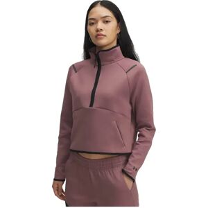 Under Armour Unstoppable Fleece Half Zip Sweatshirt Brown / Black S Women Under Armour Unstoppable Fleece Half Zip Sweatshirt Brown / Black S Women