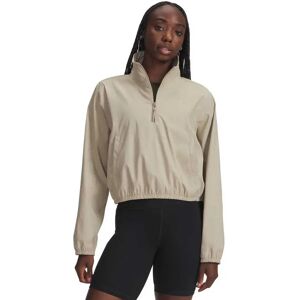 Under Armour Unstoppable Woven Half Zip Sweatshirt Brown / Black S Women Under Armour Unstoppable Woven Half Zip Sweatshirt Brown / Black S Women