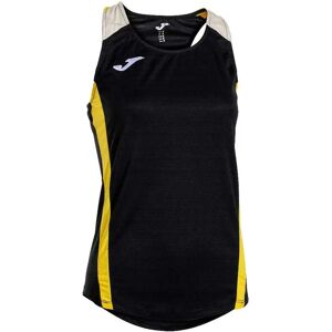 Joma Montreal Sleeveless T-shirt Black Yellow 2XL Women Joma Montreal Sleeveless T-shirt Black Yellow 2XL Women