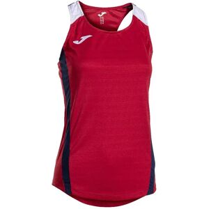 Joma Montreal Sleeveless T-shirt Red Dark Navy L Women Joma Montreal Sleeveless T-shirt Red Dark Navy L Women
