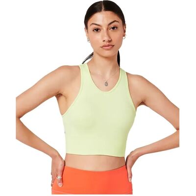 Superdry Women's Sport Core Seamless Mid Impact Sports Bra - Yellow Superdry Women's Sport Core Seamless Mid Impact Sports Bra - Yellow