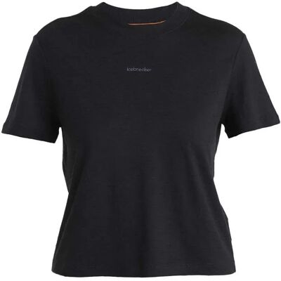 Icebreaker Merino 150 Tech Lite III SS Crop T-shirt - Women - Black Icebreaker Merino 150 Tech Lite III SS Crop T-shirt - Women - Black