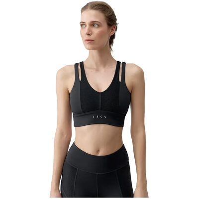 Born Living Yoga Reka Black Sport Top - Medium-High Support Born Living Yoga Reka Black Sport Top - Medium-High Support
