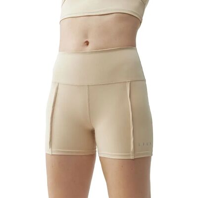 Born Living Yoga Sayani Beige Shorts - Yoga Pants Born Living Yoga Sayani Beige Shorts - Yoga Pants