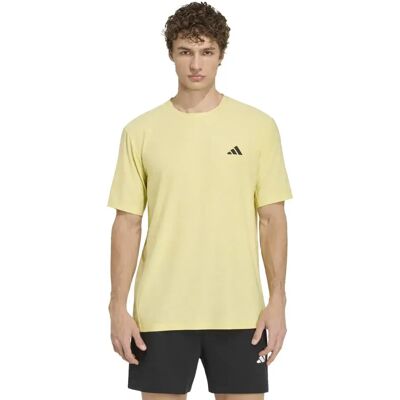 Adidas Workout Essentials Flex Short Sleeve T-shirt Pure Lemon Melange L Men Adidas Workout Essentials Flex Short Sleeve T-shirt Pure Lemon Melange L Men