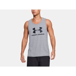 Under Armour Sportstyle Logo Sleeveless T-shirt Grey / Black / Grey S Men Under Armour Sportstyle Logo Sleeveless T-shirt Grey / Black / Grey S Men