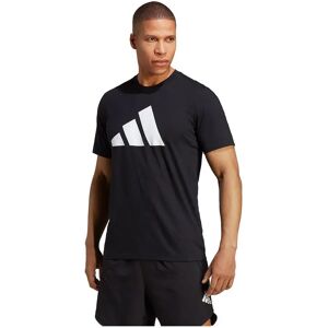 Adidas Tr-es Fr Logo Short Sleeve T-shirt Black / White S Men Adidas Tr-es Fr Logo Short Sleeve T-shirt Black / White S Men