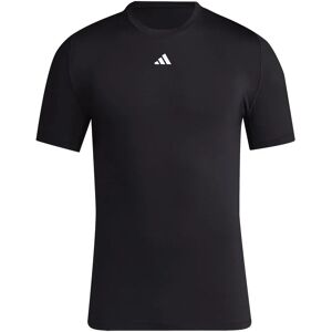 Adidas Techfit Aeroready Short Sleeve T-shirt Black L Men Adidas Techfit Aeroready Short Sleeve T-shirt Black L Men