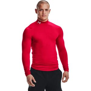 Under Armour Cg Armour Comp Mock Long Sleeve T-shirt Red 600 / White 100 M Men Under Armour Cg Armour Comp Mock Long Sleeve T-shirt Red 600 / White 100 M Men