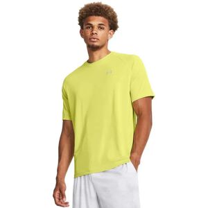 Under Armour Tech Reflective Short Sleeve T-shirt Lime Yellow 743 / Reflective 960 M Men Under Armour Tech Reflective Short Sleeve T-shirt Lime Yellow 743 / Reflective 960 M Men