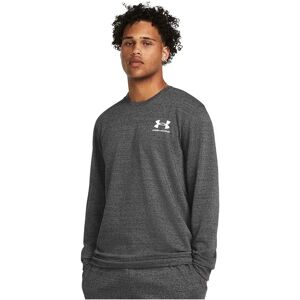 Under Armour Rival Terry Lc Sweatshirt Castlerock Light Heather / Onyx White S Men Under Armour Rival Terry Lc Sweatshirt Castlerock Light Heather / Onyx White S Men
