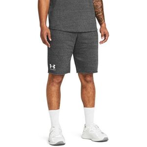 Under Armour Rival Terry Shorts Castlerock Light Heather / Onyx White S Men Under Armour Rival Terry Shorts Castlerock Light Heather / Onyx White S Men