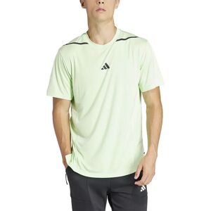 Adidas Designed For Training Adistrong Workout Short Sleeve T-shirt Semi Green Spark / Black M Men Adidas Designed For Training Adistrong Workout Short Sleeve T-shirt Semi Green Spark / Black M Men