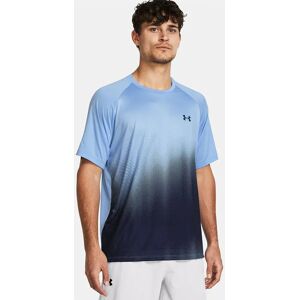 Under Armour Tech Fade Short Sleeve T-shirt Horizon Blue / Black 2XL Men Under Armour Tech Fade Short Sleeve T-shirt Horizon Blue / Black 2XL Men