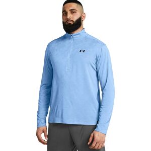 Under Armour Tech Vent Geode Half Zip Long Sleeve T-shirt Horizon Blue / Black L Men Under Armour Tech Vent Geode Half Zip Long Sleeve T-shirt Horizon Blue / Black L Men