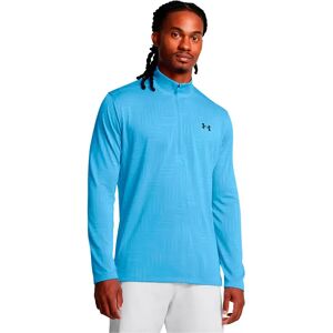 Under Armour Tech Vent Geotessa Half Zip Sweatshirt Horizon Blue / Black L Men Under Armour Tech Vent Geotessa Half Zip Sweatshirt Horizon Blue / Black L Men