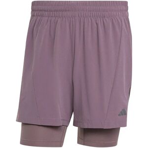 Adidas Designed For Training Yoga 2in1 Shorts Shadow Fig S Men Adidas Designed For Training Yoga 2in1 Shorts Shadow Fig S Men