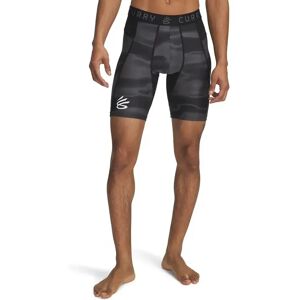 Under Armour Curry Heatgear Printed Shorts Black / Castlerock / White XS Men Under Armour Curry Heatgear Printed Shorts Black / Castlerock / White XS Men