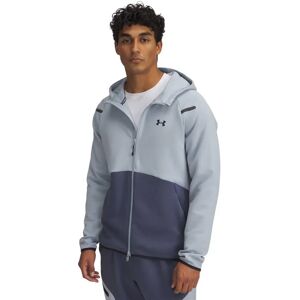 Under Armour Unstoppable Fleece Full Zip Sweatshirt Harbor Blue / Downpour Gray / Black M Men Under Armour Unstoppable Fleece Full Zip Sweatshirt Harbor Blue / Downpour Gray / Black M Men
