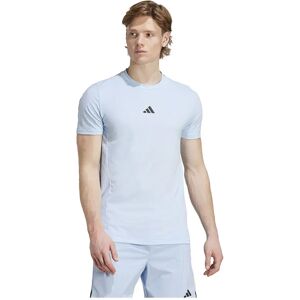 adidas Model - Blue Slim Fit Athletic T-Shirt - T-Shirt adidas Model - Blue Slim Fit Athletic T-Shirt - T-Shirt