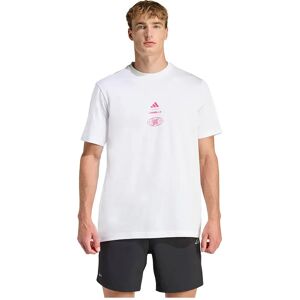 Adidas Les Mills Tour Graphic Short Sleeve T-shirt White XS Men Adidas Les Mills Tour Graphic Short Sleeve T-shirt White XS Men