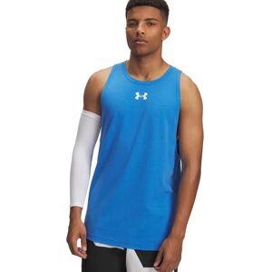 Under Armour Baseline Cotton Sleeveless T-shirt Blue / Blue 2XL Men Under Armour Baseline Cotton Sleeveless T-shirt Blue / Blue 2XL Men
