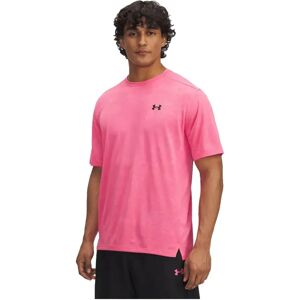 Under Armour Tech Vent Jacquard Short Sleeve T-shirt Pink L Men Under Armour Tech Vent Jacquard Short Sleeve T-shirt Pink L Men