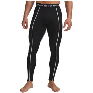 Under Armour Cold Weather Grid Leggings Black / White 2XL Men Under Armour Cold Weather Grid Leggings Black / White 2XL Men