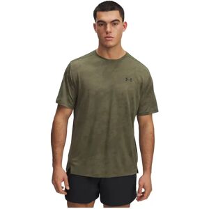 Under Armour Tech Vent Jacquard Short Sleeve T-shirt Green / Black M Men Under Armour Tech Vent Jacquard Short Sleeve T-shirt Green / Black M Men