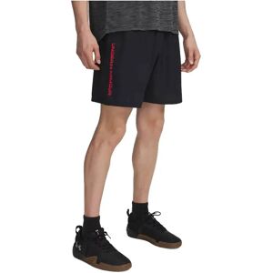 Under Armour Tech Woven Wordmark Shorts Black / Racer Red S Men Under Armour Tech Woven Wordmark Shorts Black / Racer Red S Men