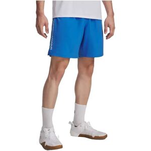 Under Armour Tech Woven Wordmark Shorts Blue / White M Men Under Armour Tech Woven Wordmark Shorts Blue / White M Men