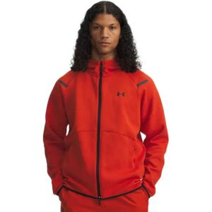 Under Armour Unstoppable Fleece Eu Full Zip Sweatshirt Orange / Black XS Men Under Armour Unstoppable Fleece Eu Full Zip Sweatshirt Orange / Black XS Men