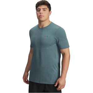 Under Armour Vanish Elite Seamless Short Sleeve T-shirt Iridescent / Blue XL Men Under Armour Vanish Elite Seamless Short Sleeve T-shirt Iridescent / Blue XL Men
