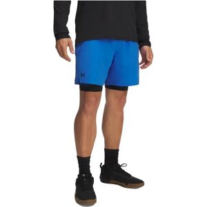 Under Armour Vanish Woven 2in1 Shorts Blue / Black XL Men Under Armour Vanish Woven 2in1 Shorts Blue / Black XL Men