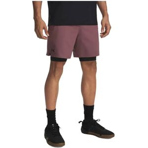 Under Armour Vanish Woven 2in1 Shorts Brown / Black XS Men Under Armour Vanish Woven 2in1 Shorts Brown / Black XS Men