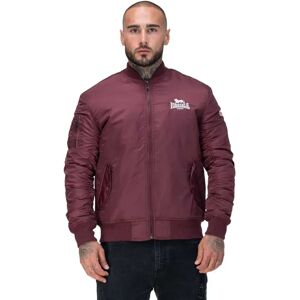 Lonsdale Tern Hill Jacket Oxblood / White 2XL Men Lonsdale Tern Hill Jacket Oxblood / White 2XL Men